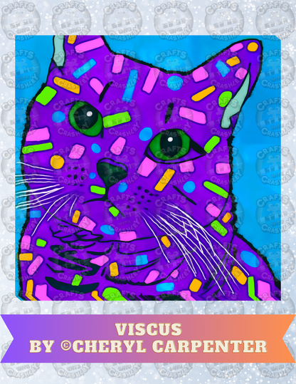 "Viscus" by ©Cheryl Carpenter Decorative Diamond Painting Release Papers