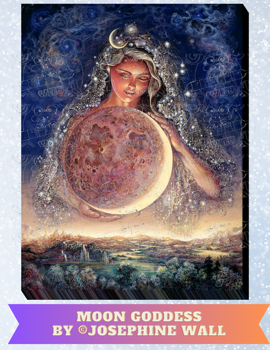 "Moon Goddess" by ©Josephine Wall Premium Decorative Release Papers for Diamond Painting