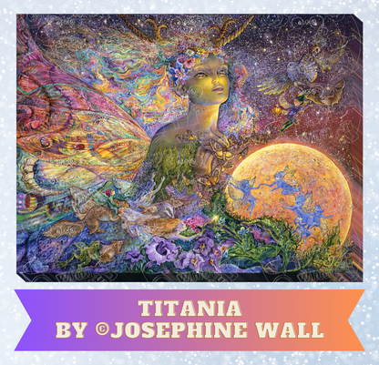"Titania" by ©Josephine Wall Decorative Diamond Painting Release Papers