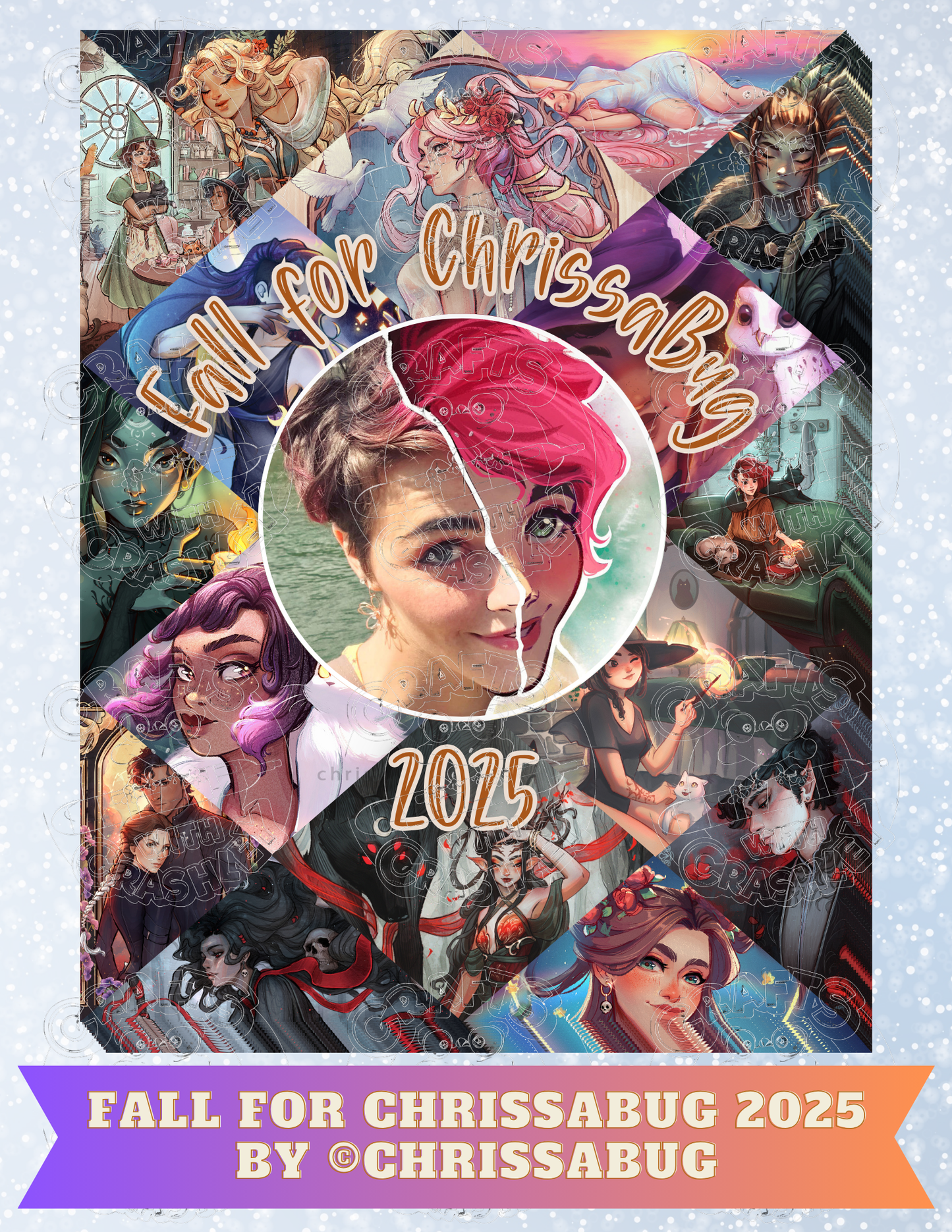 "Fall for ChrissaBug 2025" by ©ChrissaBug Premium Decorative Release Papers for Diamond Painting