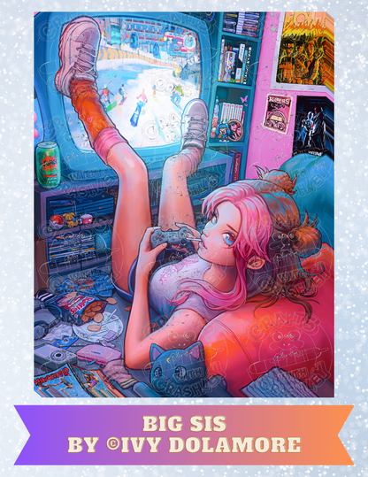 "Big Sis" By ©Ivy Dolamore Decorative Diamond Painting Release Papers