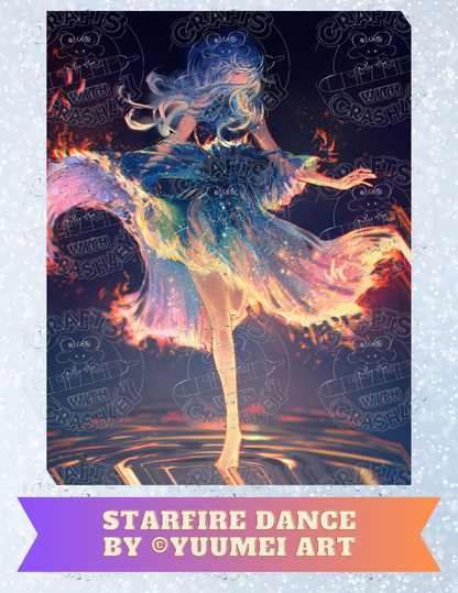"Starfire Dance" by ©Yuumei Decorative Diamond Painting Release Papers