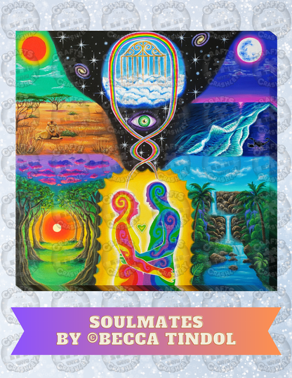 "Soulmates" by Becca Tindol Decorative Diamond Painting Release Papers