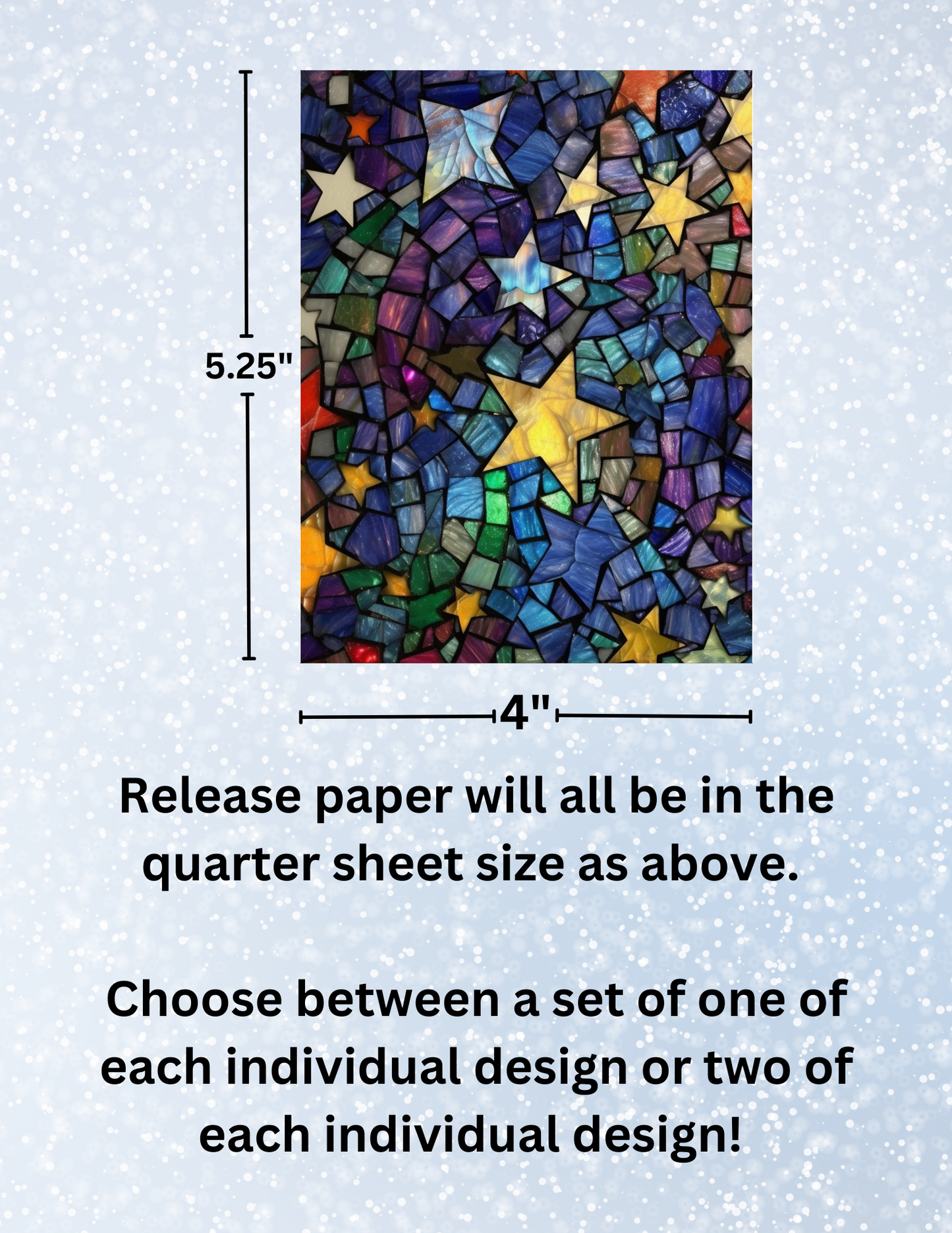 "A Mosaic Starry Night" Premium Diamond Painting Release Papers