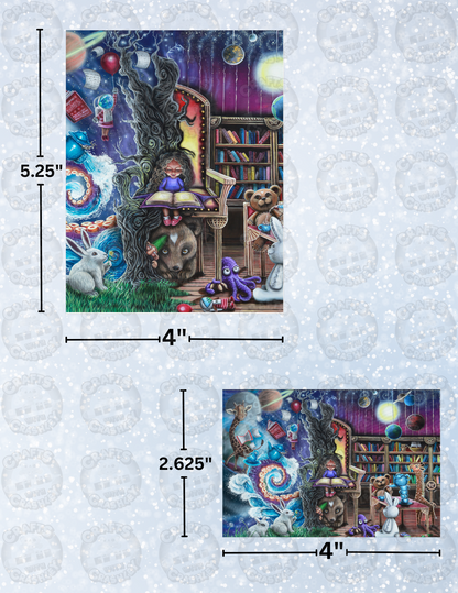 "Hazel's World" by ©Dakota Daetwiler Decorative Diamond Painting Release Papers