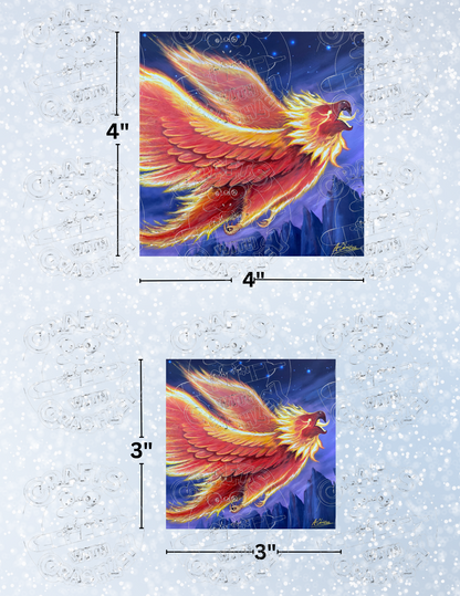 "Phoenix" By ©Anthony Christou Decorative Diamond Painting Release Papers