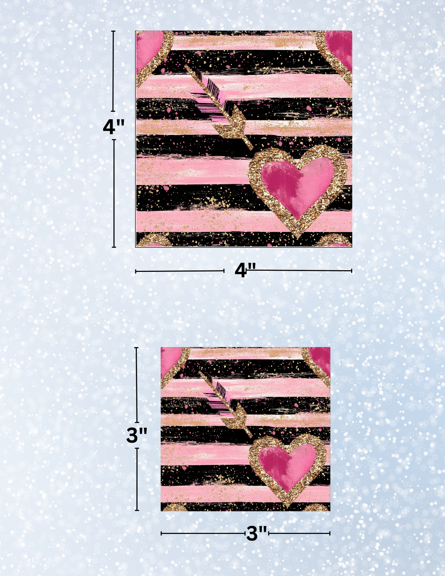 "Chalk Valentine" Decorative Diamond Painting Release Paper