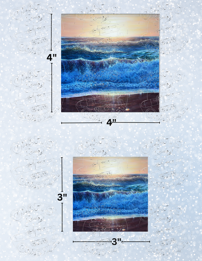 "West Coast Ocean" by ©Dakota Daetwiler Decorative Diamond Painting Release Papers