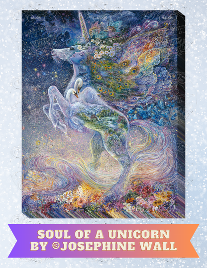 "Soul of a Unicorn" by ©Josephine Wall Decorative Diamond Painting Release Papers