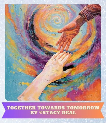 "Together Towards Tomorrow" by Stacy Deal Decorative Diamond Painting Release Papers