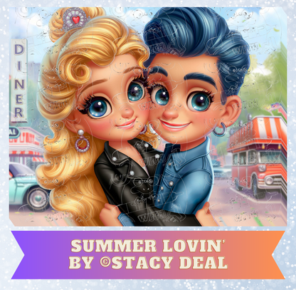 "Summer Luvin'" by Stacy Deal Decorative Diamond Painting Release Papers