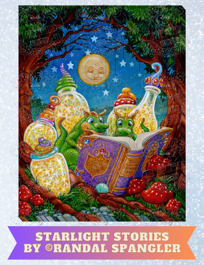 "Starlight Stories" By ©Randal Spangler Decorative Diamond Painting Release Papers