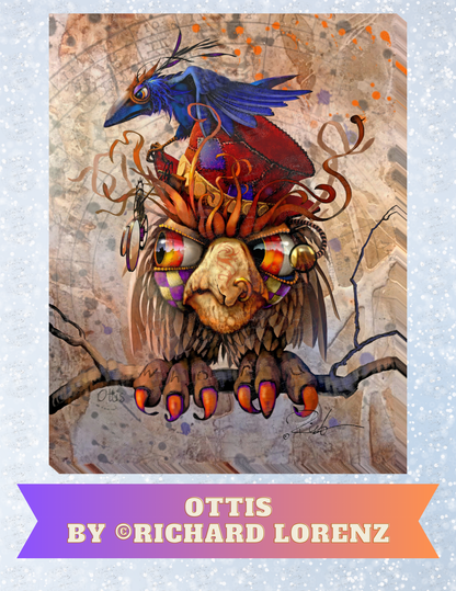 "Ottis" by ©Richard Lorenz Decorative Diamond Painting Release Papers