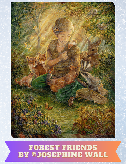 "Forest Friends" by ©Josephine Wall Decorative Diamond Painting Release Papers