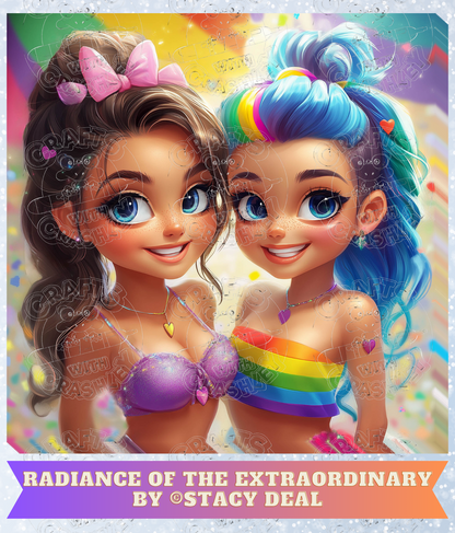 "Radiance of the Extraordinary" by Stacy Deal Decorative Diamond Painting Release Papers