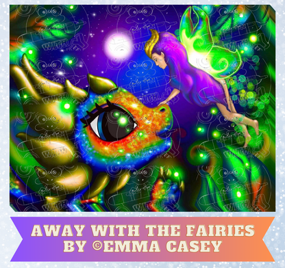 "Away with the Fairies" by Emma Casey Decorative Diamond Painting Release Papers