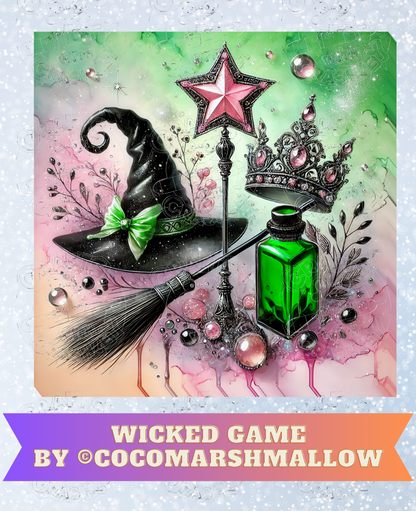 "Wicked Game" by ©Cocomarshmallow Decorative Diamond Painting Release Papers