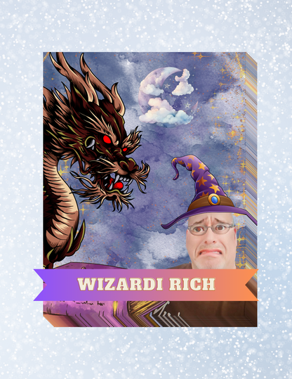 "Wizardi Rich" Decorative Diamond Painting Release Papers