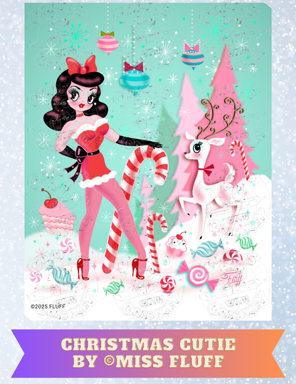 "Christmas Cutie" By ©Miss Fluff Decorative Diamond Painting Release Papers