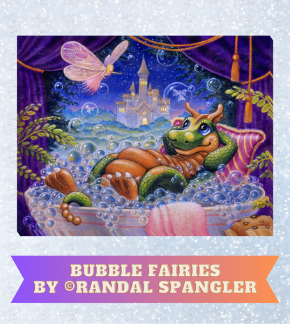 "Bubble Fairies" By ©Randal Spangler Decorative Diamond Painting Release Papers
