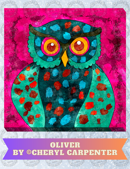 "Oliver" by ©Cheryl Carpenter Decorative Diamond Painting Release Papers