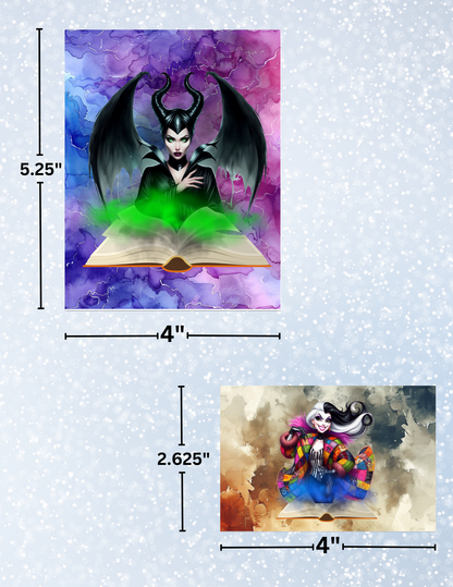 "Storybook Villains" Decorative Diamond Painting Release Paper