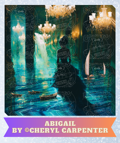 "Abigail" by ©Cheryl Carpenter Decorative Diamond Painting Release Papers