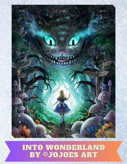 "Into Wonderland" by ©JoJoes Art Decorative Diamond Painting Release Papers