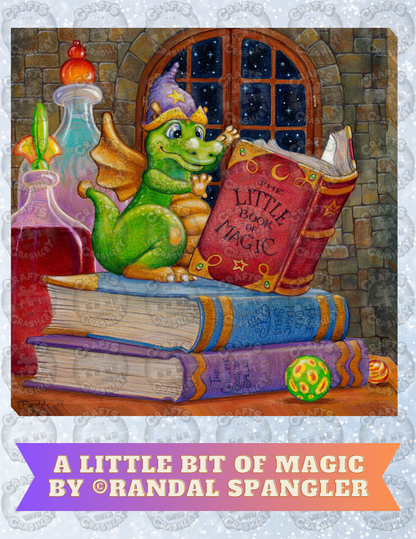 "A Little Bit of Magic" By ©Randal Spangler Decorative Diamond Painting Release Papers
