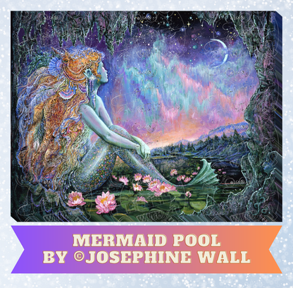 "Mermaid Pool" by ©Josephine Wall Decorative Diamond Painting Release Papers