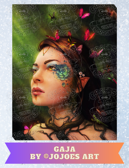 "Gaja" by ©JoJoes Art Decorative Diamond Painting Release Papers