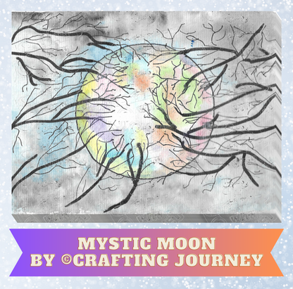 "Mystic Moon" By Crafting Journey Decorative Diamond Painting Release Papers