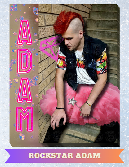 "Rockstar Adam" Decorative Diamond Painting Release Papers