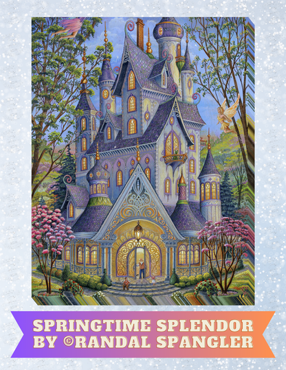 "Springtime Splendor" By ©Randal Spangler Decorative Diamond Painting Release Papers
