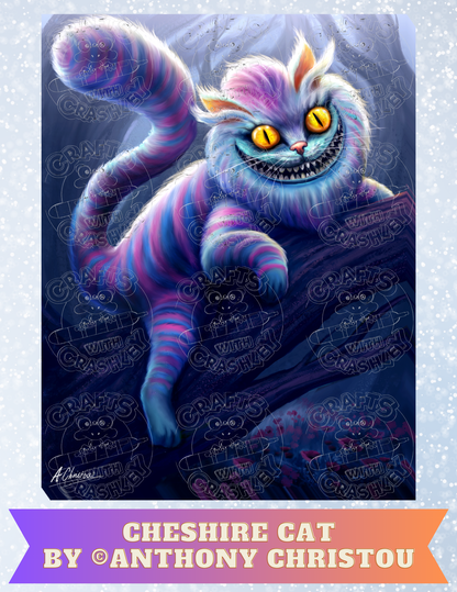 "Cheshire Cat" By ©Anthony Christou Decorative Diamond Painting Release Papers
