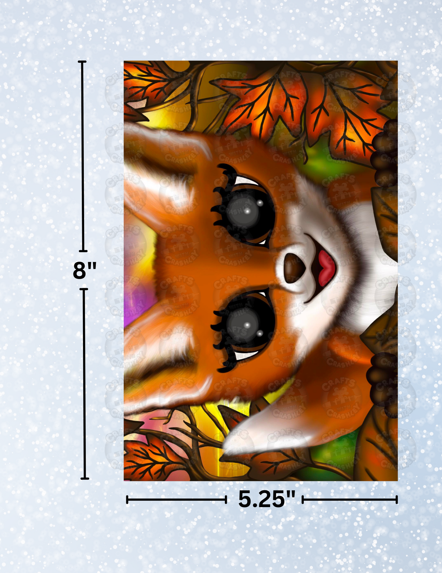 "Autumn Fox" by Emma Casey Decorative Diamond Painting Release Papers