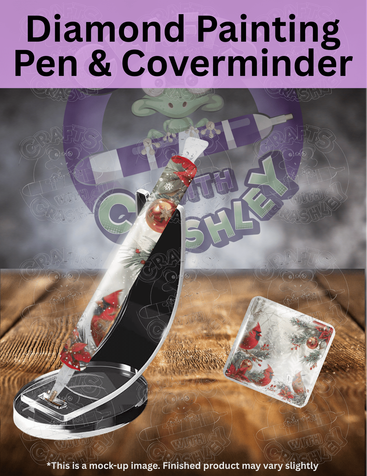 "Winter Cardinal Wishes" Premium Accessories for Diamond Painting