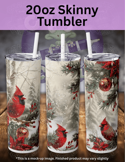 "Winter Cardinal Wishes" Premium Accessories for Diamond Painting