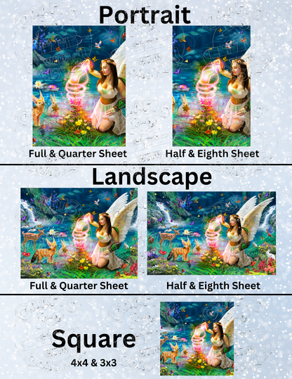 "Cerridwen Fairie Goddess" By ©Anthony Christou Decorative Diamond Painting Release Papers