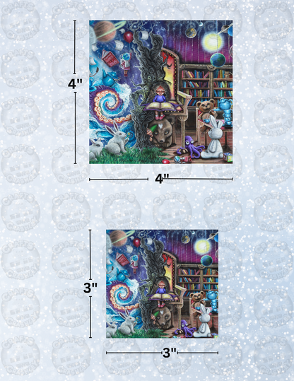 "Hazel's World" by ©Dakota Daetwiler Decorative Diamond Painting Release Papers