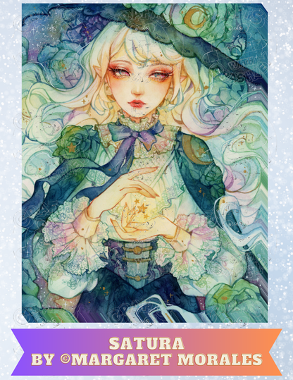 "Satura" by ©Margaret Morales Premium Decorative Release Papers for Diamond Painting