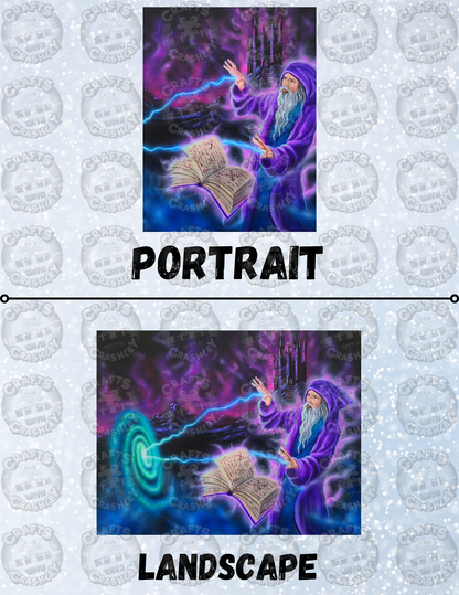 "Spellcaster" by Becca Tindol Decorative Diamond Painting Release Papers