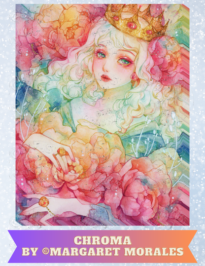 "Chroma" by ©Margaret Morales Premium Decorative Release Papers for Diamond Painting