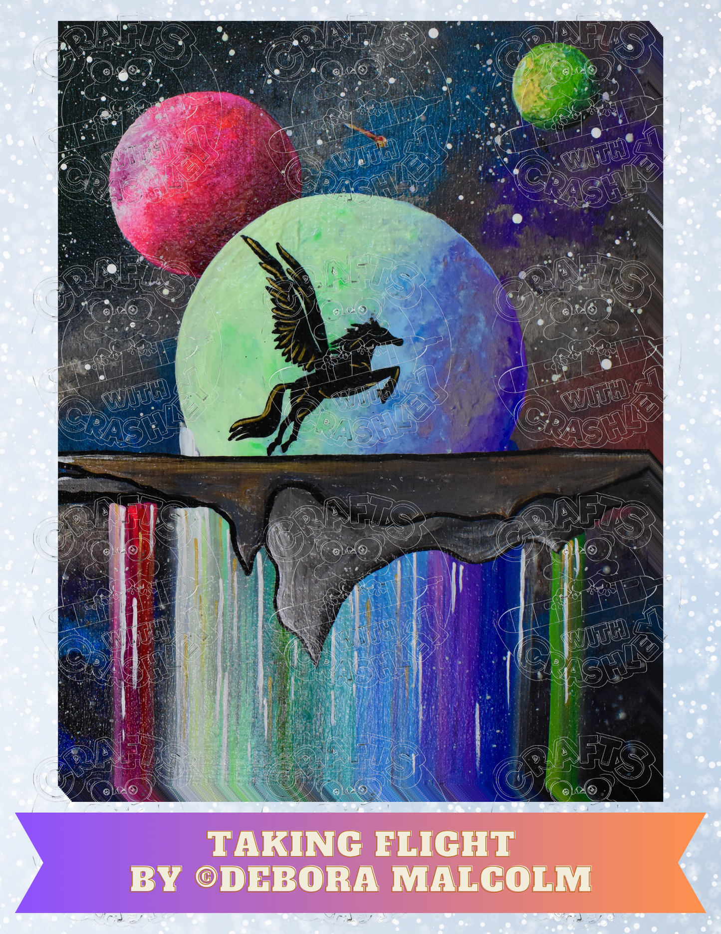 "Taking Flight" by ©Deborah Malcolm Premium Decorative Release Papers for Diamond Painting