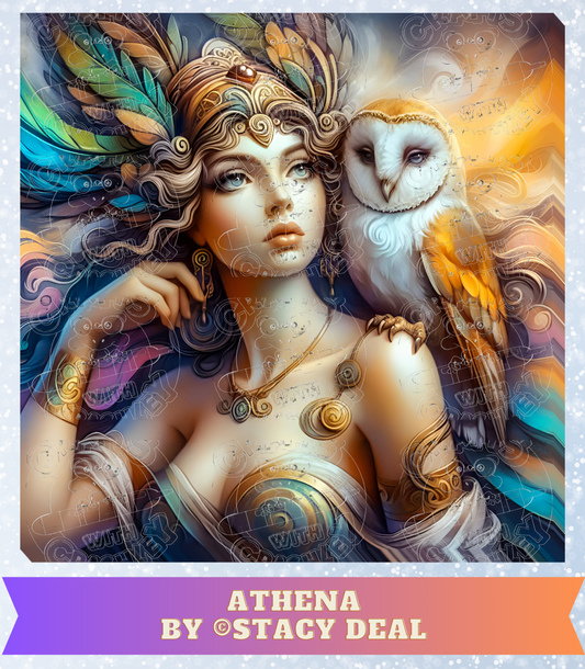 "Athena" by ©Stacy Deal Premium Decorative Release Papers for Diamond Painting