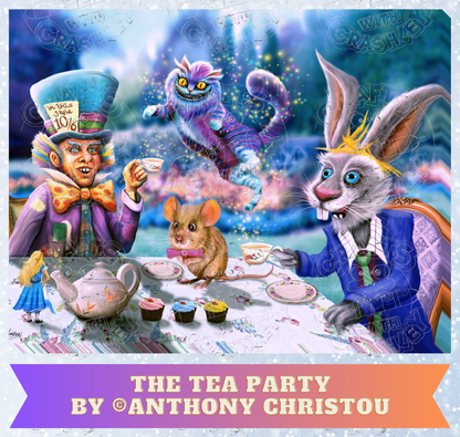 "The Tea Party" by ©Anthony Christou Premium Decorative Release Papers for Diamond Painting