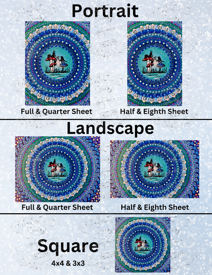 "How Doth the Crocodile" by ©Deborah Malcolm Decorative Diamond Painting Release Papers