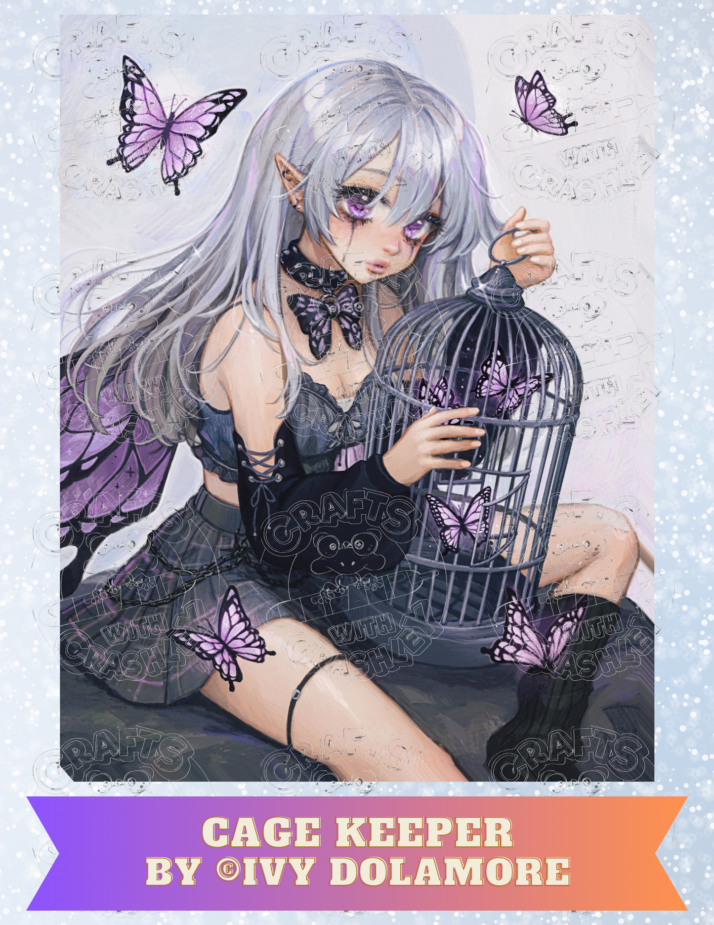 "Cage Keeper" by ©Ivy Dolamore Premium Decorative Release Papers for Diamond Painting