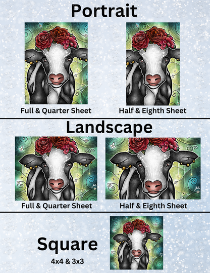 "Frida Cowlo" by ©Mandie Manzano Decorative Diamond Painting Release Papers