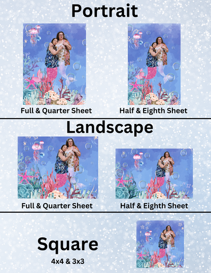 "Bermaids" Decorative Diamond Painting Release Papers